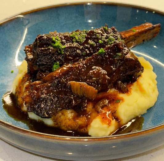 Fall-Off-the-Bone Braised Short Ribs Made with Halal Bone Broth