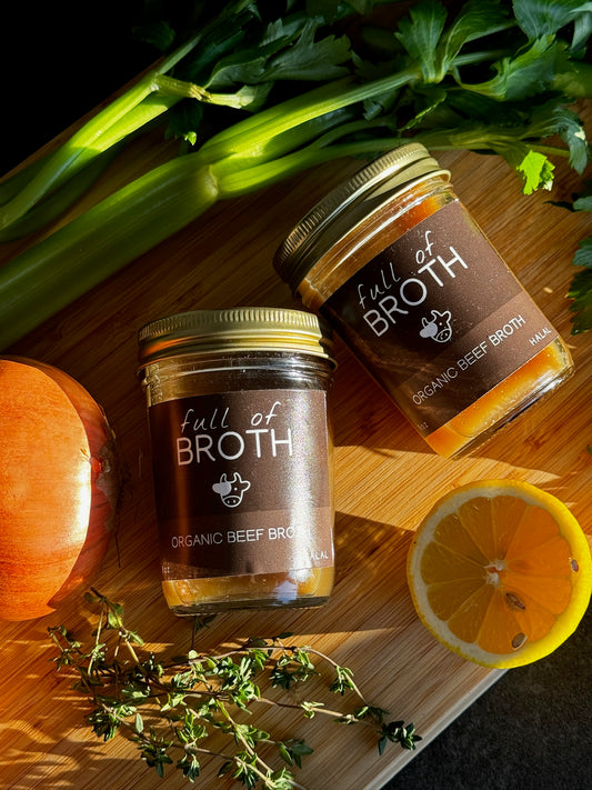 Halal Organic Grass-Fed Beef Bone Broth